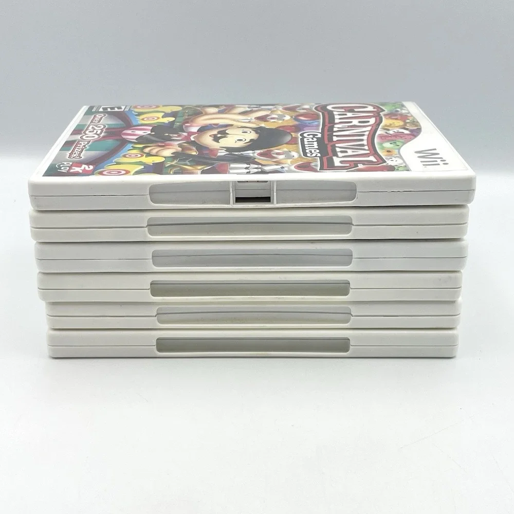Nintendo‎ Wii Game Lot of 6 Carnival Ben 10 George Pirates Wipeout CIB